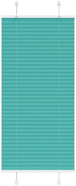 vidaXL Plissee Petrolgrün 65x100 cm Stoffbreite 64,4 cm Polyester 4015374