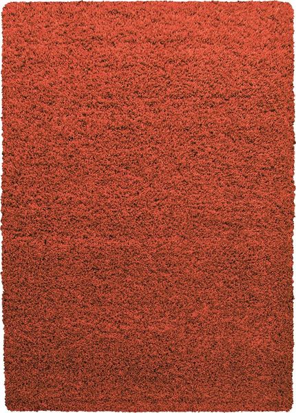 Hochflor Teppich Lux rechteckig - 300x400 cm - Terrakotta
