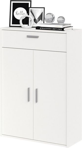 FMD Mehrzweckschrank Bitz mit variabel einsetzbaren Einlegeböden, mit wechselbarem Türanschlag