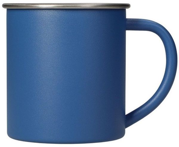 elasto Becher ADVENTURA Outdoor Trinkbecher aus Edelstahl 340ml BPA-frei, Kaffeebecher, Teetasse, camping Zubehör, Becher mit Henkel, robust