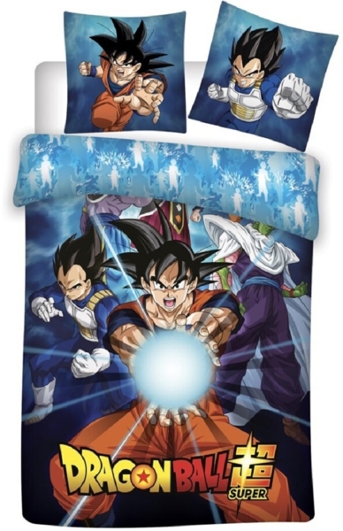 Dragon Ball Bettwäsche-Set – 1x Deckenbezug 140x200 & 1x Kissenbezug 60x70 cm für Kinder