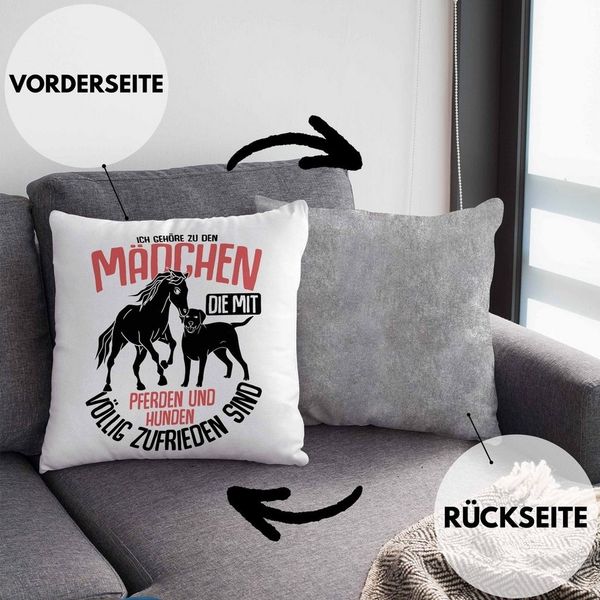 Trendation Dekokissen Trendation - Lustige Reiter Sprüche Geschenk Kissen Reiterin Pferde Mä