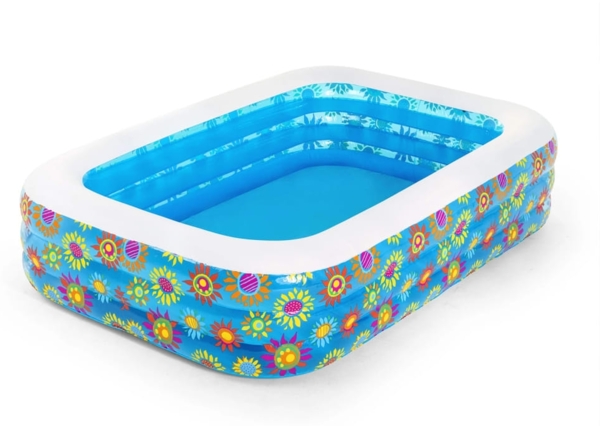 Bestway Planschbecken Aufblasbar Blau 229x152x56 cm 3202707