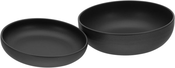 CreaTable Uno Black, Salatschüssel 2-tlg (mo)