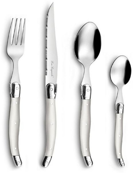Lou Laguiole LAGUIOLE / TRADITION Besteckset 24-teilig perle hochglanzpoliert