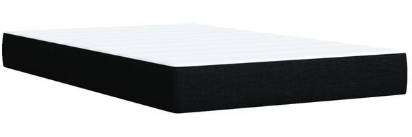 vidaXL Boxspringbett mit Matratze Schwarz 120x200 cm Stoff 3288164 Bild 9
