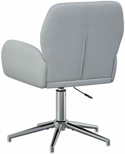 vidaXL Drehstühle 4 Stk. 54 x 58 x 90 cm Hellgrau Stoff 3428303 Bild 5
