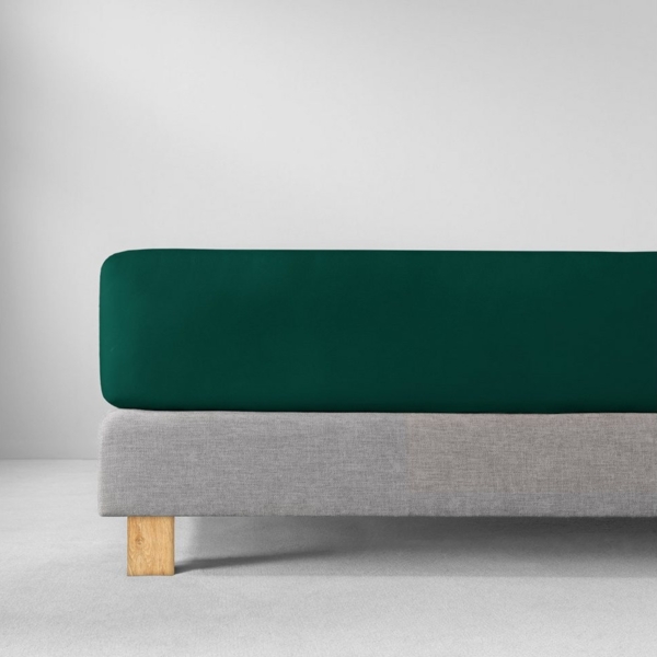 Estella Fein-Jersey / Single 1 teilig Spannbetttuch 200x200 cm Spannbettlaken blautanne