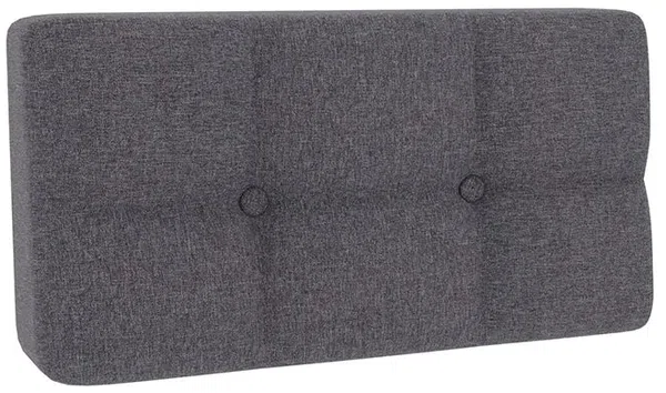 Gutekissen® Palettenkissen Gesteppte Kissen mit Knöpfen, Palettenauflagen Sitzkissen Rückenlehne Gesteppt PFG (Rückenlehne 120x40, Dunkelgrau)