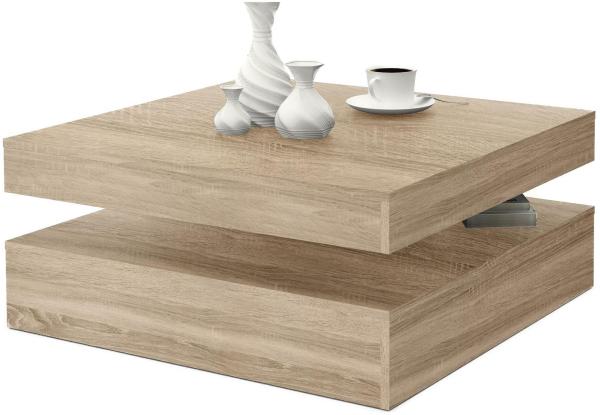 Couchtisch >Coimbra I< in Sonoma-Eiche - 93x34,3x78cm (BxHxT)