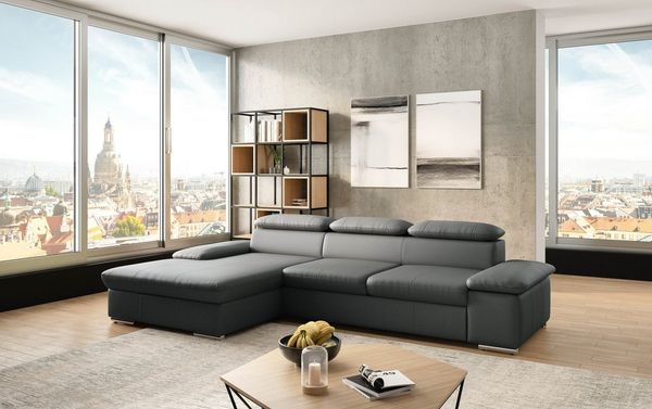 sit&more Ecksofa Valantine L-Form, inkl. Kopf- und Armteilverstellung, wahlweise mit Bettfunktion