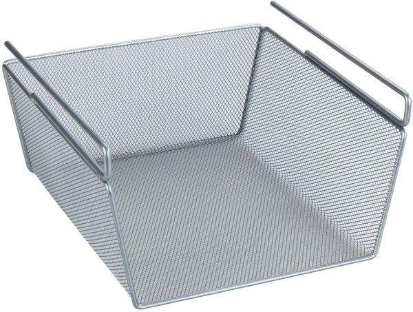 WENKO Einhängekorb, zum Einhängen in Regal oder Schrank, zusätzlicher Stauraum ohne Bohren