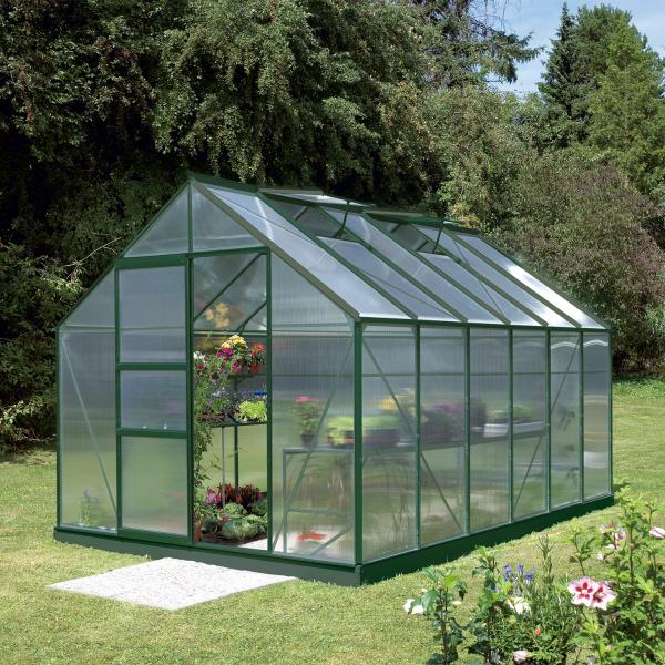 Vitavia Gewächshaus "Merkur 9900", smaragd grün, 9,9 m²,4 mm HKP Bild 4