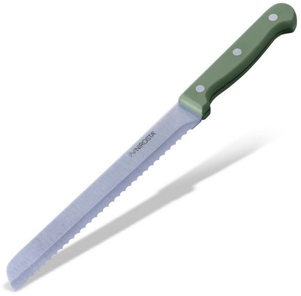 Nirosta Brotmesser Wellenschliffmesser, Edelstahlmesser, Küchenmesser