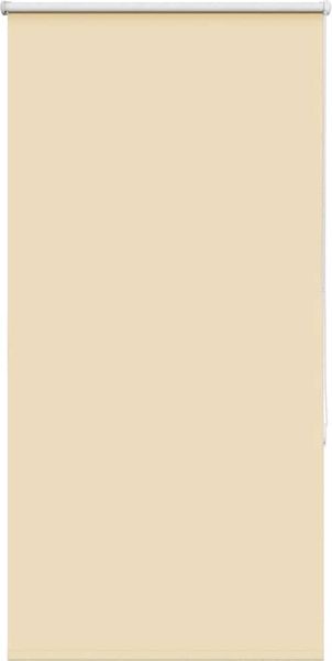 vidaXL Verdunkelungsrollo Beige 80x130cm Stoffbreite 75,7 cm Polyester 4010708