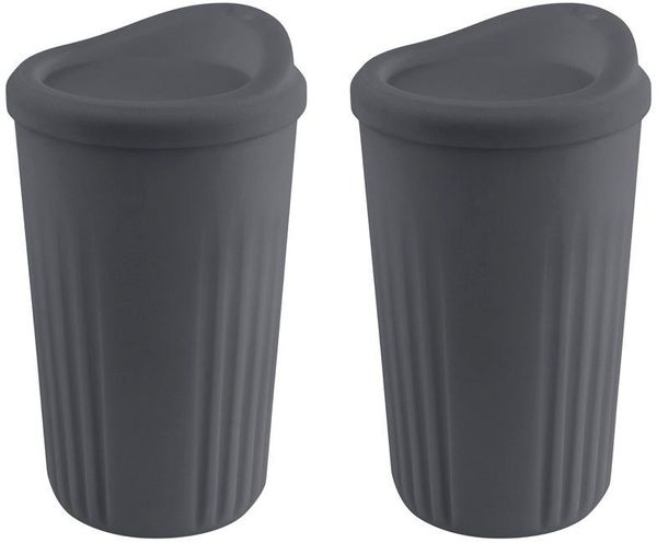 APS Becher TO GO, Kunststoff, Ø 8,5 cm, Inhalt 400 ml, 2-teilig