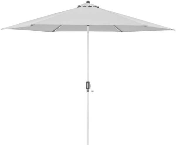Doppler Sonnenschirm / Mittelstockschirm "Act Auto-Tilt 305", hellgrau, Ø 305 cm