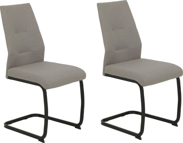 HELA Freischwinger Ariana, Esszimmerstuhl (Set, 2 St), Zertifizierter "Waterfree" Stoff - sehr Robust, 140 kg belastbar Bild 5