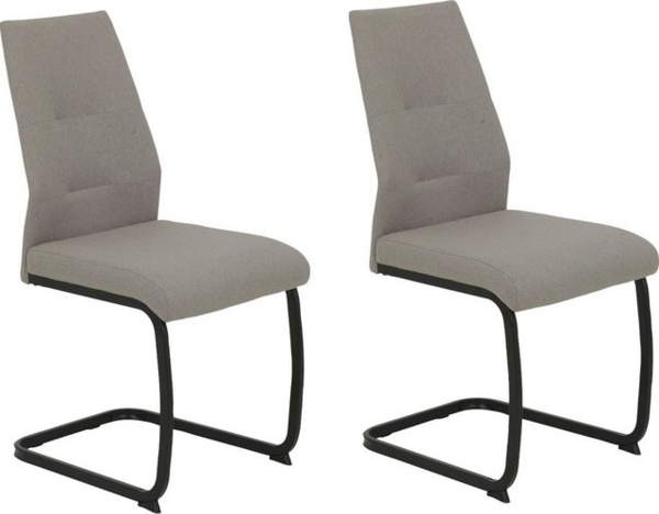 HELA Freischwinger Ariana, Esszimmerstuhl (Set, 2 St), Zertifizierter "Waterfree" Stoff - sehr Robust, 140 kg belastbar Bild 4