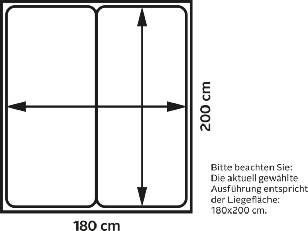 Maintal Boxspringbett Lago, in 3 verschiedenen Matratzenarten, H2 oder H3 Bild 3
