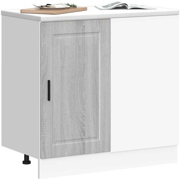 vidaXL Küchenunterschrank Porto Grau Sonoma Holzwerkstoff 854304 Bild 3