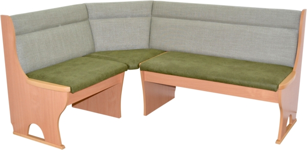 Truheneckbank "Carmen" buche/grün