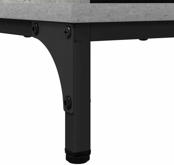 vidaXL Sideboard Beton Grau 89,5 x 33 x 82 cm Holzwerkstoff 883457 Bild 10