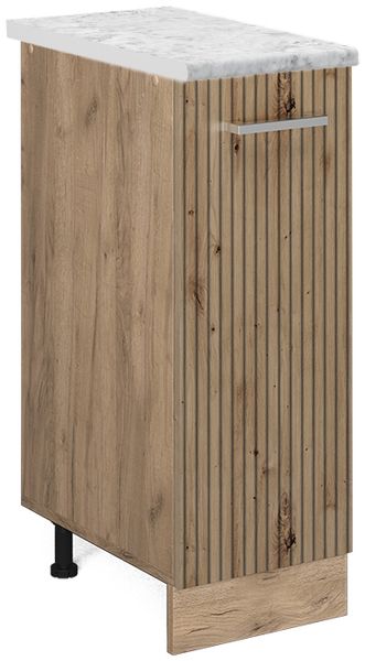 Apothekerschrank R-Line Artisan-Eiche 30 cm AP Marmor Vicco