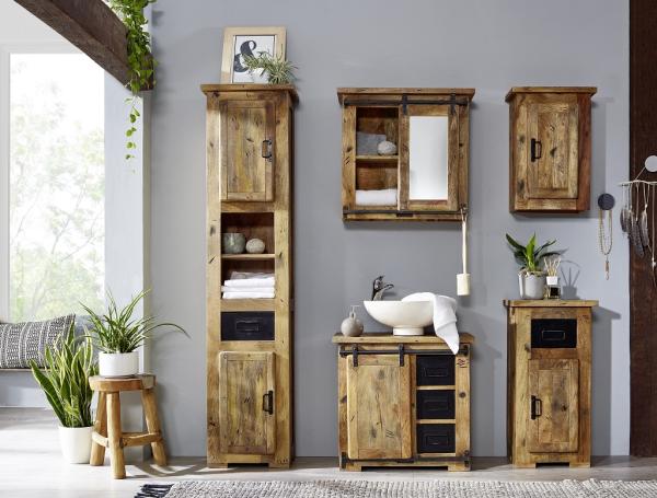 Badoberschrank 42x60cm 'Railroad' Mango & Eisen Bild 3