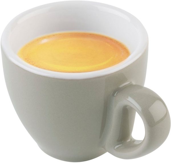 APS Espressotasse 6er Set Espresso Tassen -SNUG-, 6-tlg, Porzellan, für Heißgetränke aller Art geeignet