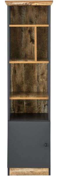 Bücherregal >Lastor< in Grau - 40x150x40cm (BxHxT) Bild 2