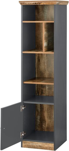 Bücherregal >Lastor< in Grau - 40x150x40cm (BxHxT) Bild 3