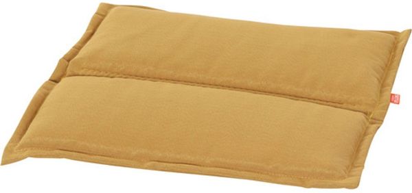 CENTAURI Sitzkissen Uni ocker 47x47x3cm Hockerauflage Stuhlkissen Sitzauflage