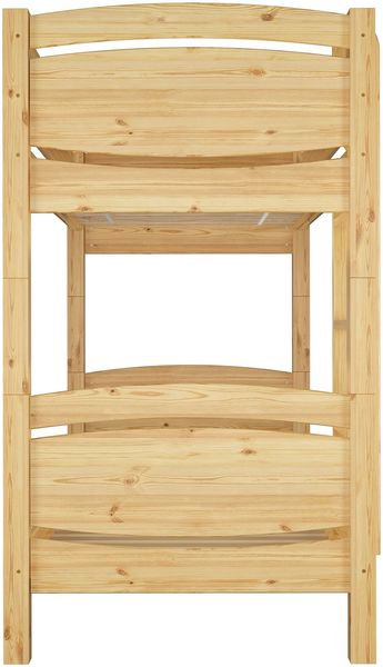 Erst-Holz Etagenbett Kiefer 90x200 cm, natur Bild 7