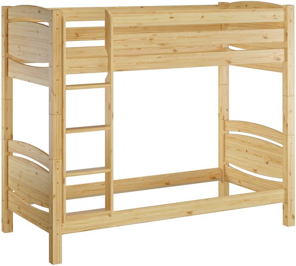 Erst-Holz Etagenbett Kiefer 90x200 cm, natur Bild 9