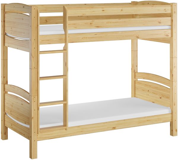 Erst-Holz Etagenbett Kiefer 90x200 cm, natur