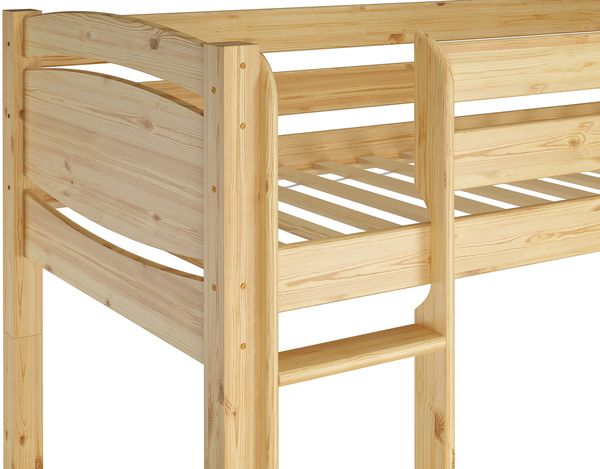 Erst-Holz Etagenbett Kiefer 90x200 cm, natur Bild 5