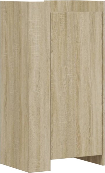 vidaXL Schuhschrank Sonoma-Eiche 52x37,5x100 cm Holzwerkstoff 848439