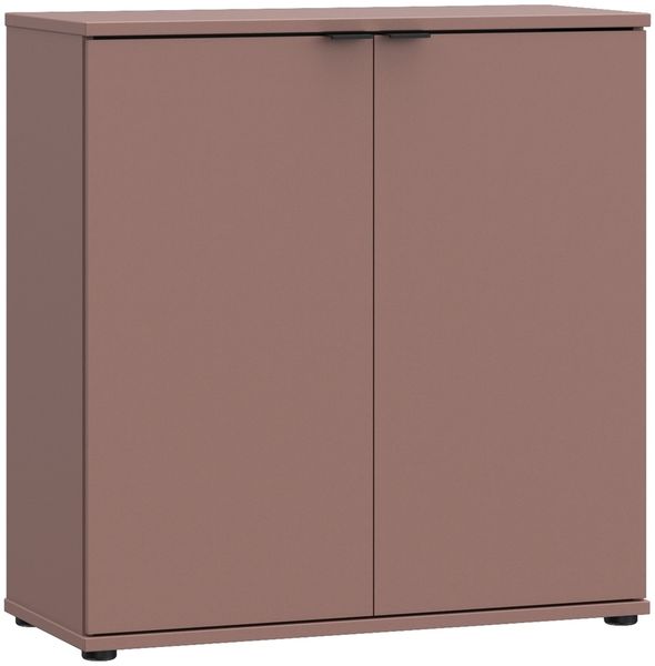 Kommode >GANYMEDE< 2 Türen, 1 Boden, terrakottafarbig - 80,1x82,3x34,1cm (BxHxT) Bild 4