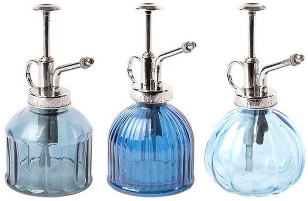 esschert design Sprühflasche, Pflanzensprüher Blautöne Glas Sprühflasche