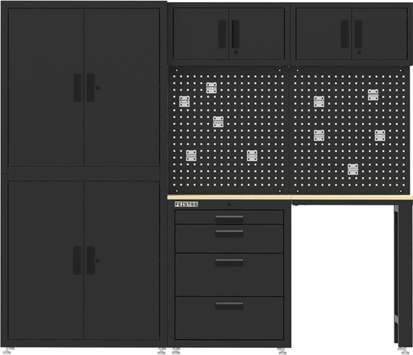 Feistos Werkzeugschrank Monos, 228 x 46 x 190 cm (B x T x H)