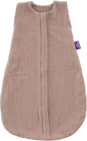 Sommerschlafsack LIEBMICH Baumwollmusselin kastanie, Größe 110