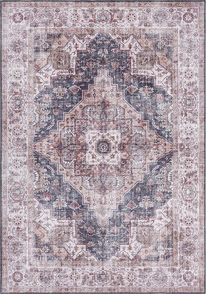 Vintage Teppich Sylla Kittgrau - 80x200x0,5cm