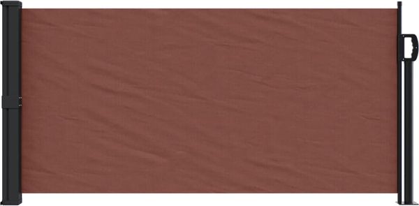 vidaXL Seitenmarkise Ausziehbar Braun 100x500 cm 4004389 Bild 3