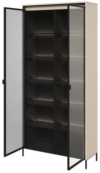 yourhouse24 Vitrine TREND TR-07 mit Soft-Close-Funktion Gehärtetes Glas