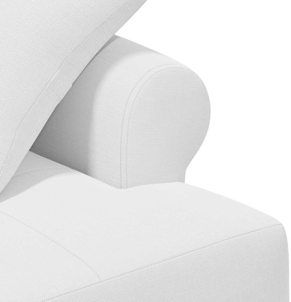 vidaXL Zweisitzer mit Knopfheftung Weiß 120 x 65 x 79 cm Stoff 42041819 Bild 6