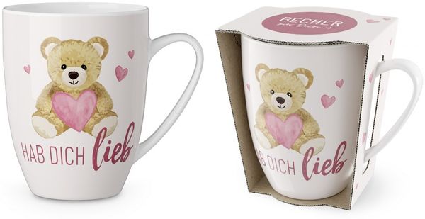 Kaffeetasse Tee Kaffee Tasse Becher 0,25l Geschenk la vida Teddy 9503891