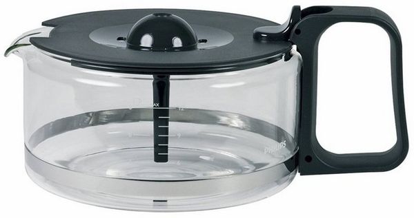 Philips Kaffeekanne Glaskanne 996510074348 CP9034/01, für Café Gourmet Filterkaffeemaschine