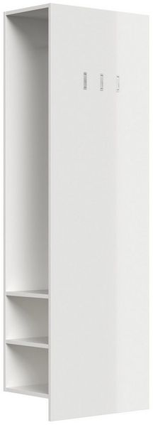 Magnolia Home Garderoben-Set Garderobenpaneel Urban 3 Haken Garderobenstange 6 Paar Schuhe lackiert