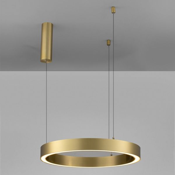 Nova Luce 9558602 STING LED Pendelleuchte 60cm 3000K Bronze dimmbar